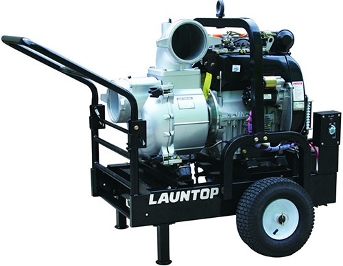 Launtop Diesel Trash Pump 6" Head:18m 2600L/min 210kg LDWT150CLE - Click Image to Close